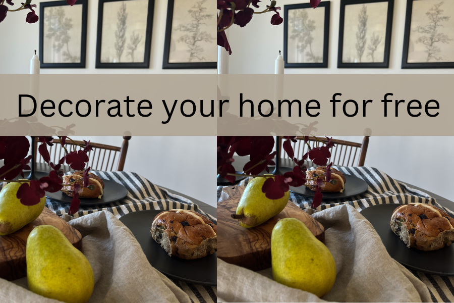 decorate your home for free