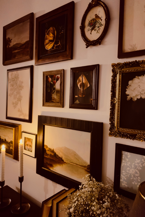 historic office gallery wall