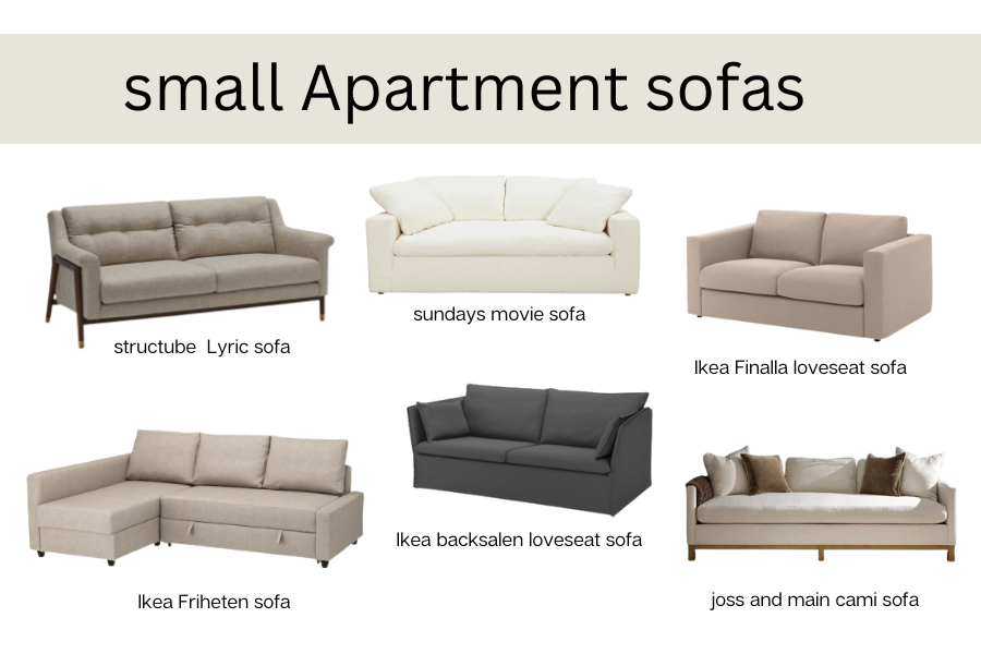 Best small apartment sofas 