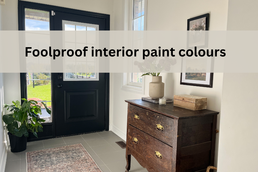 foolproof paint colours