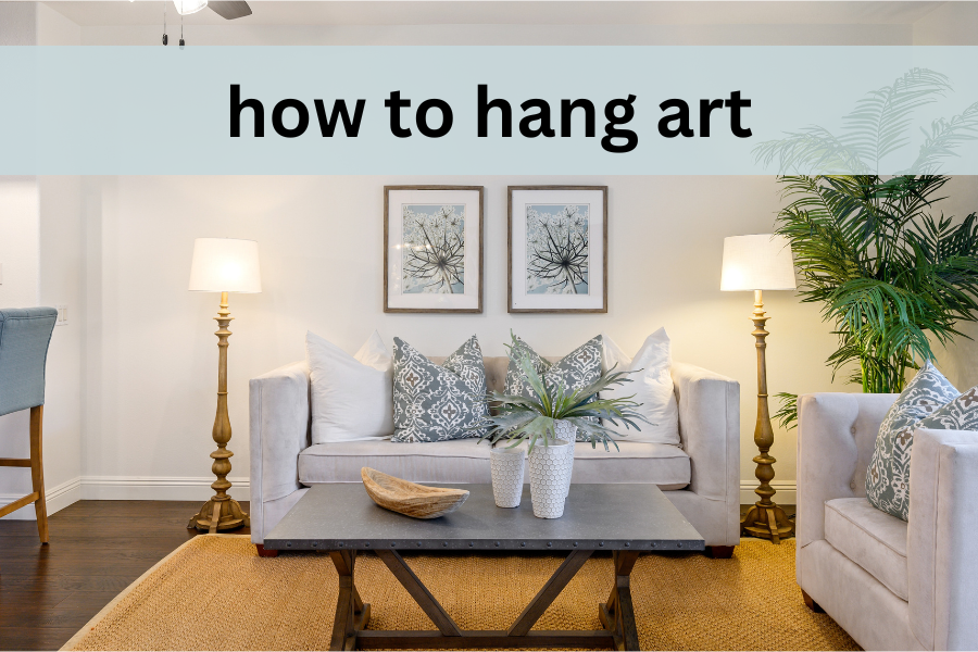 how high should you hang art